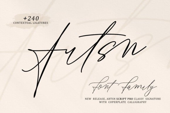 Artsn Script Pro: Elevating Editorial Design with Luxury