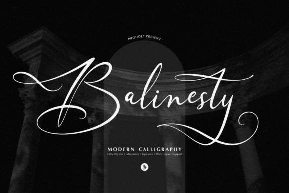 Balinesty: A Luxurious Script Typeface for Editorial Design