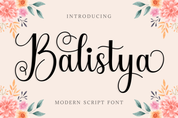 Balistya: The Elegant Script Font for Handmade Brands
