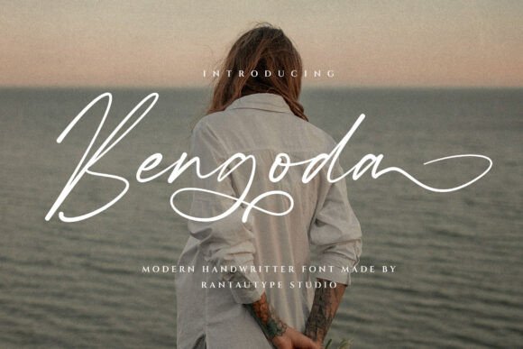 Bengoda: A Magical Script Font for Editorial Elegance