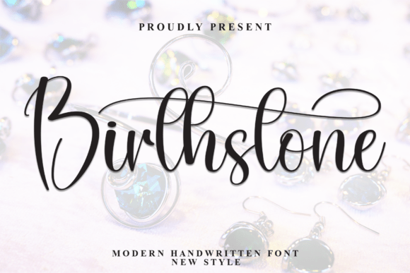 Birthstone Font: Elevate Your Brand with Elegant Script