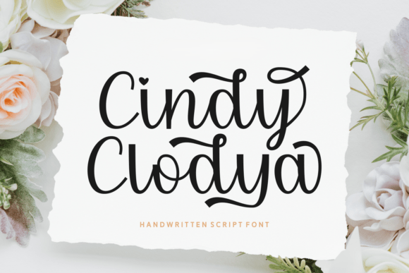 Cindy Clodya: A Romantic Script Font for Campaigns