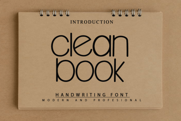Clean Book: A Refined Script Typeface for Editorial Design