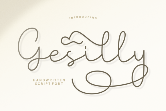 Designing Joyful Layouts with the Gesilly Typeface