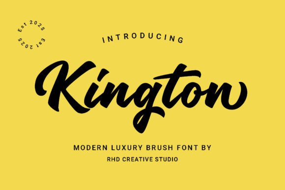 Elevate Your Brand with the Kington Typeface