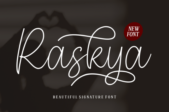 Elevate Your Brand with the Raskya Signature Font