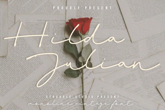 Hilda Julian: A Vintage Script Font for Elegant Branding