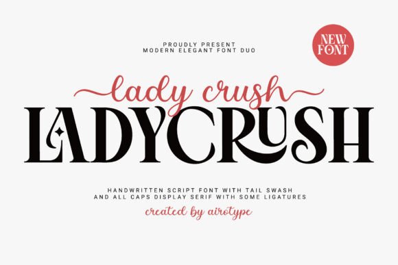 Lady Crush: The Modern Typeface for Elegant Branding