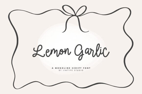 Lemon Garlic Font: A Web Designer's Guide to Script Handwritten Styles