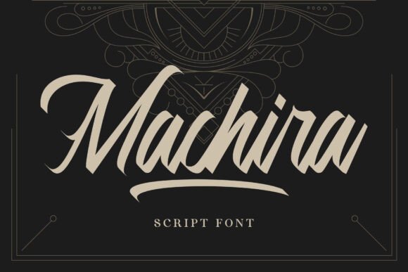 Machira: A Bold Script Typeface for Modern Branding