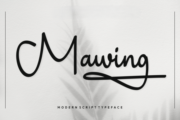 Mawing Font Review: A Modern Script for Branding