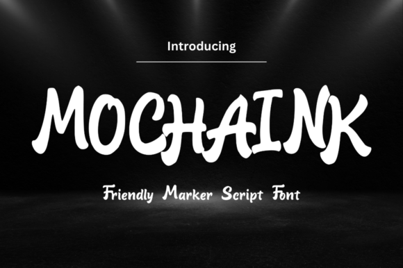 Mocha Ink: A Bold Script Handwritten Font for Branding