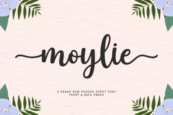 Moylie: A Modern Script Font for Editorial Design