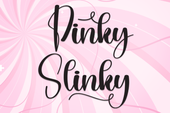 Pinky Slinky: An Elegant Script Font for Editorial Design