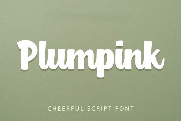 Plumpink: The Cheerful Script Font for Bold Campaigns