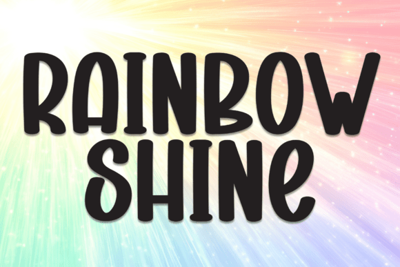 Rainbow Shine: A Script Handwritten Font for Editorial Design