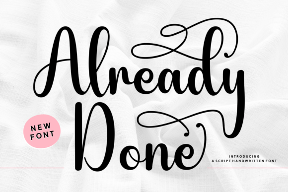 Using Already Done Script Handwritten Fonts for Branding