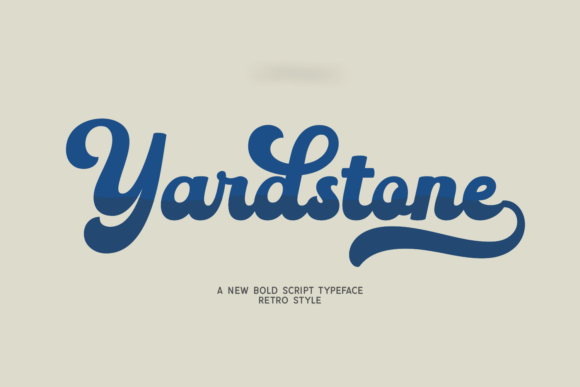 Yardstone: A Retro Script Font for Editorial Impact